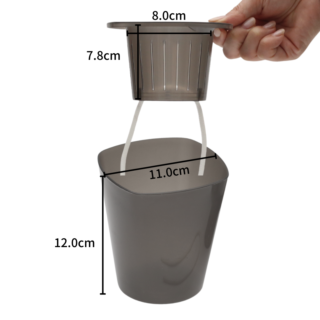 背面給水でお手入れ簡単 POT-S 寄せ植えセット(植物お任せ)